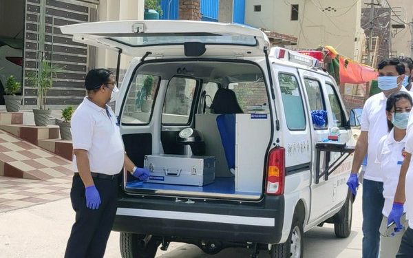 Covid-19 test option to all by the BMC Mobile Van