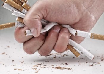 Even after being banned, tobacco is displayed on the TV.